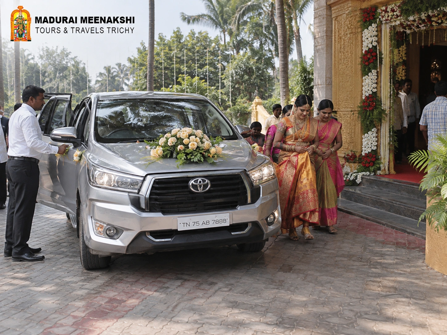 Chauffeur Driven Wedding Car in Trichy